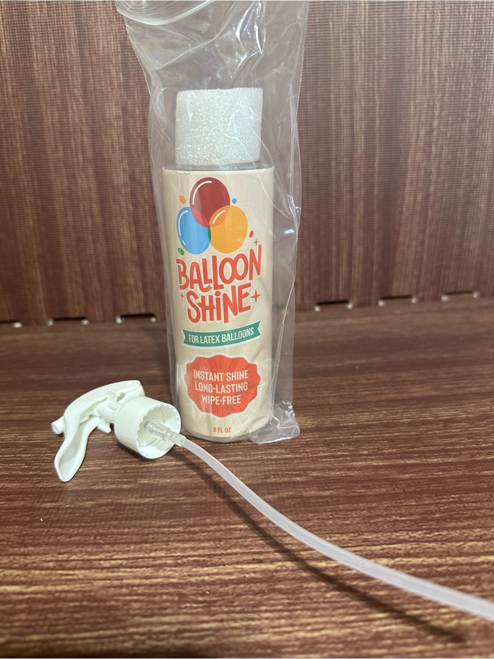 Instant Shine for Latex Balloons - White